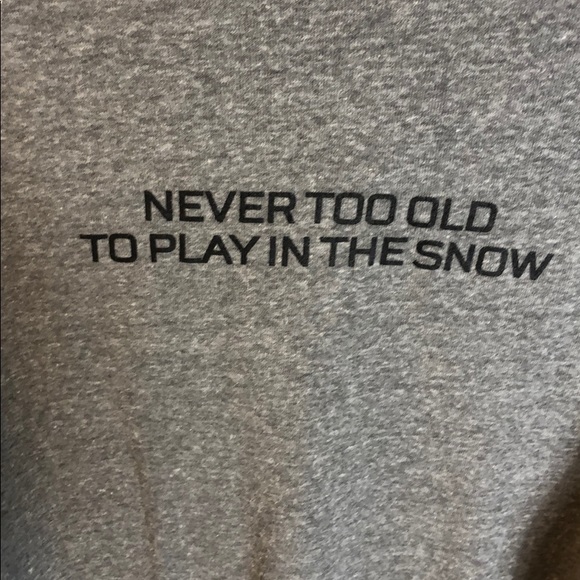 Alternative sweatshirt medium gray graphic on back - Picture 2 of 6